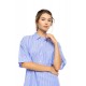 S1626 - Baby Pink - PYJAMA BUTTONED LONG PANTS DUO STRIPE- (S1626)
