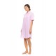 S1627 - Blue Cloud - NIGHTGOWN BUTTONED DUO STRIPE- (S1627) S1627 - Blue Cloud - NIGHTGOWN BUTTONED DUO STRIPE- (S1627)