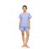 S1628 - Blue Cloud - PYJAMA SHORT PANTS DUO STRIPE- (S1628)