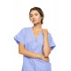 S1628 - Blue Cloud - PYJAMA SHORT PANTS DUO STRIPE- (S1628) S1628 - Blue Cloud - PYJAMA SHORT PANTS DUO STRIPE- (S1628)