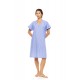 S1629 - Blue Cloud - NIGHTGOWN DUO STRIPE- (S1629) S1629 - Blue Cloud - NIGHTGOWN DUO STRIPE- (S1629)