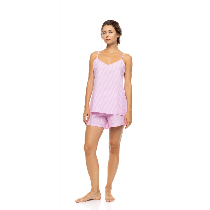 S1630 - Baby Pink - BABYDOLL DUO STRIPE- (S1630)