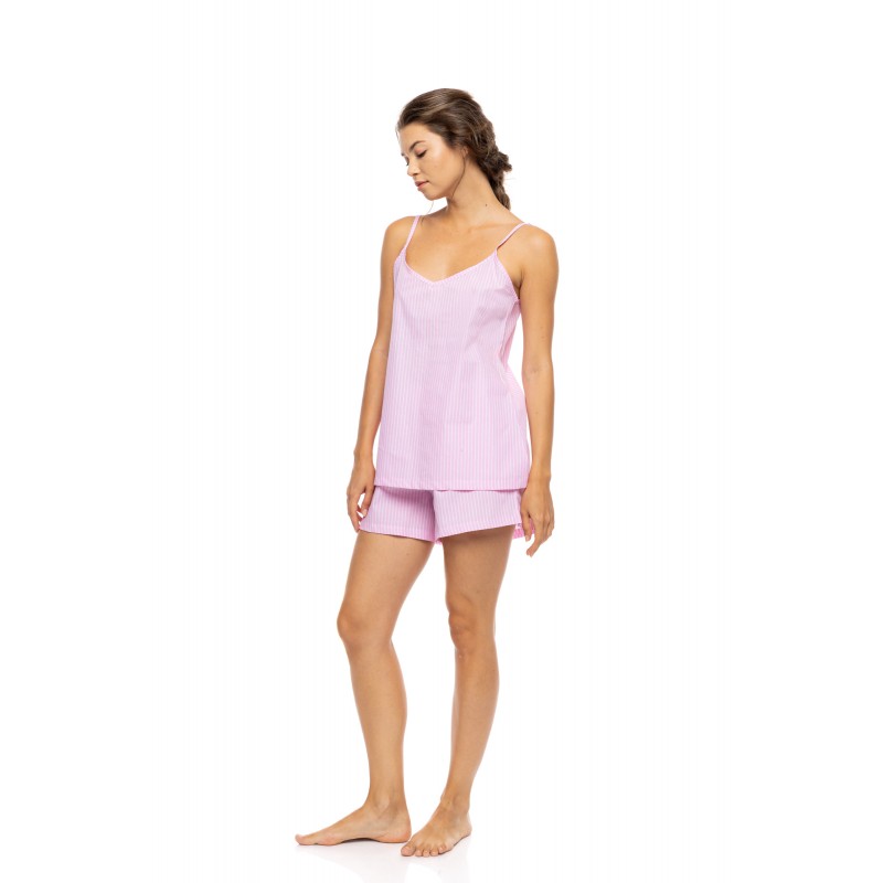 S1630 - Baby Pink - BABYDOLL DUO STRIPE- (S1630)