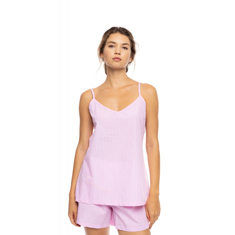 S1630 - Baby Pink - BABYDOLL DUO STRIPE- (S1630)