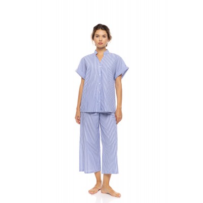 S1633 - Type - PYJAMA BUTTONED MARINA STRIPE- (S1633)