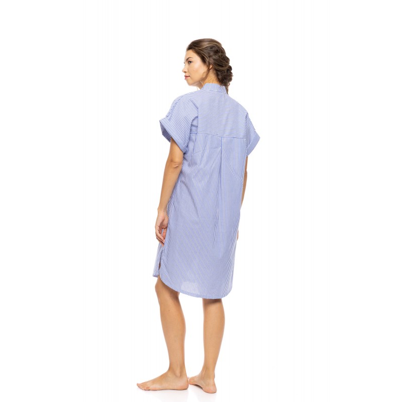 S1634 - Type - NIGHTGOWN MARINA STRIPE- (S1634) S1634 - Type - NIGHTGOWN MARINA STRIPE- (S1634)