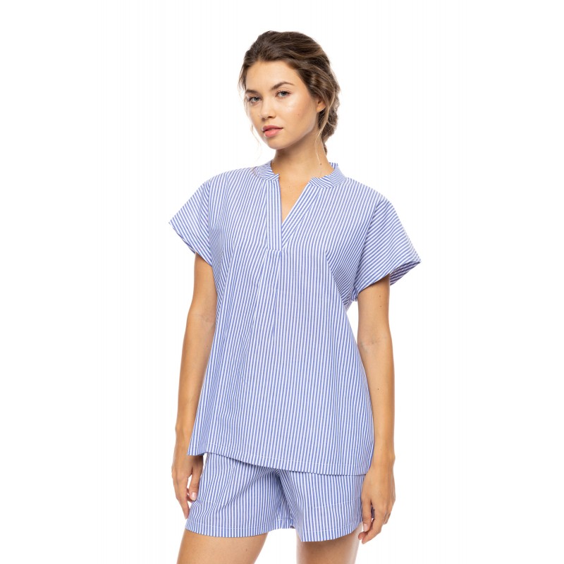 S1635 - Type - PYJAMA SHORTS MARINA STRIPE- (S1635) S1635 - Type - PYJAMA SHORTS MARINA STRIPE- (S1635)