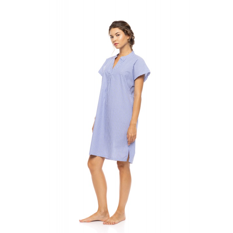 S1636 - Type - NIGHTGOWN MARINA STRIPE- (S1636) S1636 - Type - NIGHTGOWN MARINA STRIPE- (S1636)