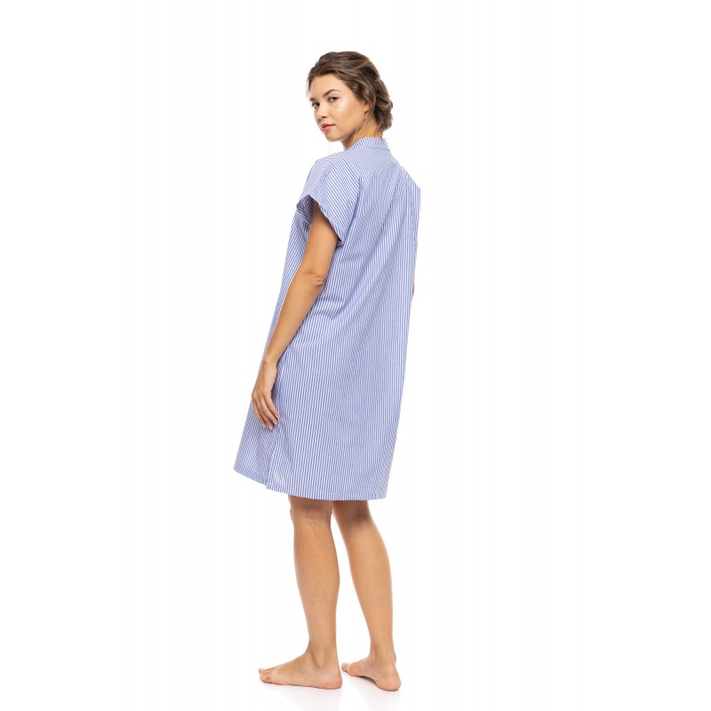 S1636 - Type - NIGHTGOWN MARINA STRIPE- (S1636) S1636 - Type - NIGHTGOWN MARINA STRIPE- (S1636)