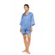 S1638 - Peach Pink - PYJAMA BUTTONED SHORT PATNS PURE CHIC- (S1638) S1638 - Peach Pink - PYJAMA BUTTONED SHORT PATNS PURE CHIC- (S1638)