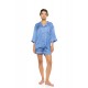 S1638 - Peach Pink - PYJAMA BUTTONED SHORT PATNS PURE CHIC- (S1638) S1638 - Peach Pink - PYJAMA BUTTONED SHORT PATNS PURE CHIC- (S1638)