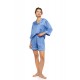 S1638 - Peach Pink - PYJAMA BUTTONED SHORT PATNS PURE CHIC- (S1638) S1638 - Peach Pink - PYJAMA BUTTONED SHORT PATNS PURE CHIC- (S1638)