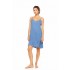 S1640 - Blue Cloud - NIGHTGOWN SATIN PURE CHIC- (S1640)