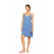 S1640 - Blue Cloud - NIGHTGOWN SATIN PURE CHIC- (S1640) S1640 - Blue Cloud - NIGHTGOWN SATIN PURE CHIC- (S1640)