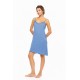 S1640 - Blue Cloud - NIGHTGOWN SATIN PURE CHIC- (S1640) S1640 - Blue Cloud - NIGHTGOWN SATIN PURE CHIC- (S1640)