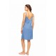 S1640 - Blue Cloud - NIGHTGOWN SATIN PURE CHIC- (S1640) S1640 - Blue Cloud - NIGHTGOWN SATIN PURE CHIC- (S1640)