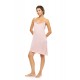 S1640 - Peach Pink - NIGHTGOWN SATIN PURE CHIC- (S1640)