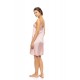 S1640 - Peach Pink - NIGHTGOWN SATIN PURE CHIC- (S1640)