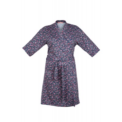 S373 - Blue - ROBE FLORAL- (S373)