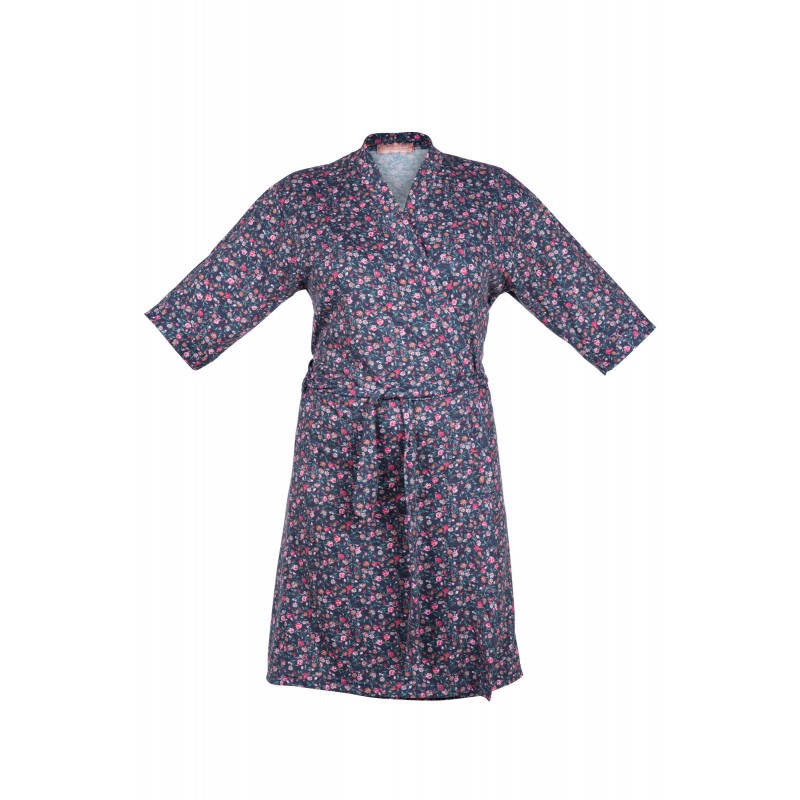 S373 - Blue - ROBE FLORAL- (S373) S373 - Blue - ROBE FLORAL- (S373)
