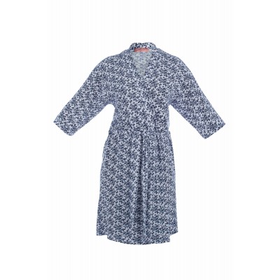 S379 - Blue - ROBE PETIT FLORAL- (S379)