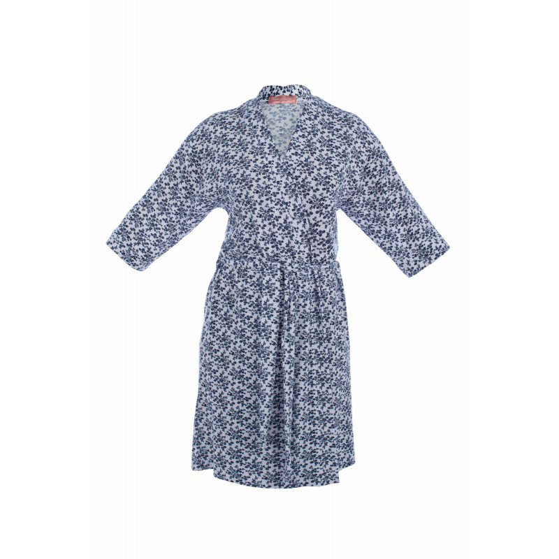 S379 - Blue - ROBE PETIT FLORAL- (S379) S379 - Blue - ROBE PETIT FLORAL- (S379)