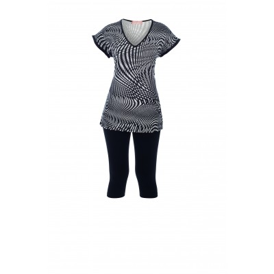 S422 - Type - PYJAMA BLACK STRIPE- (S422)