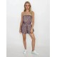 S462 - Black - BEACHWEAR TERRY FLORAL PRINT- (S462) S462 - Black - BEACHWEAR TERRY FLORAL PRINT- (S462)