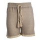 S570 - Type - BEACHWEAR SHORT PANTS SAND LUREX- (S570) S570 - Type - BEACHWEAR SHORT PANTS SAND LUREX- (S570)