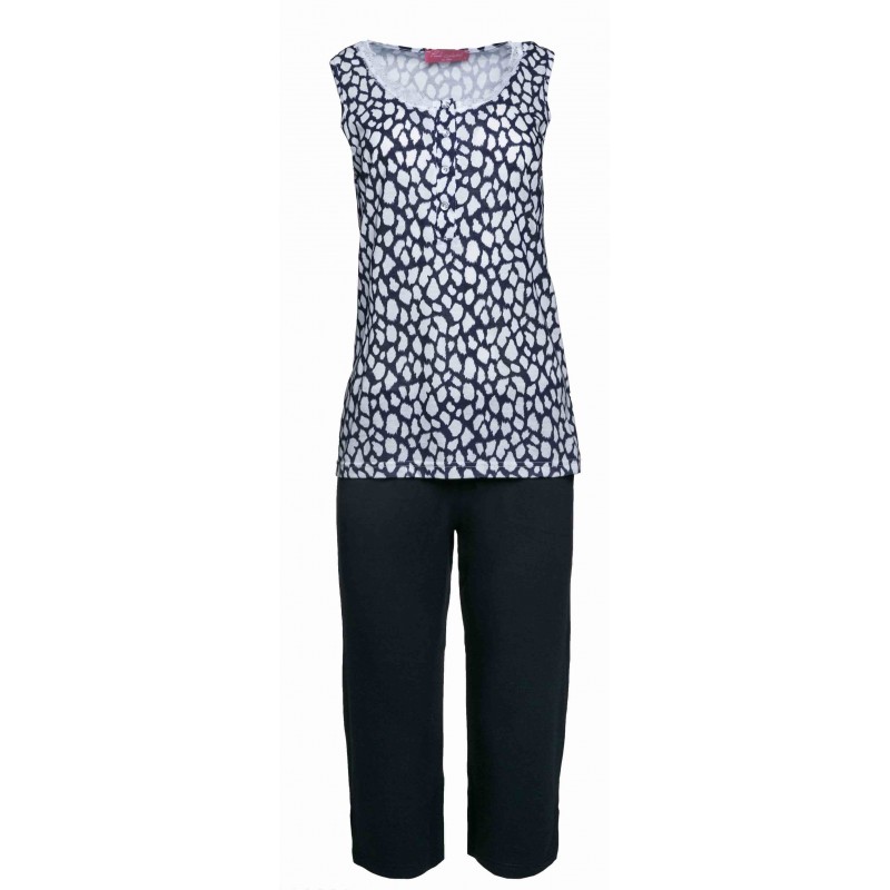 S604 - Type - PIJAMA CAPRI LEOPARD- (S604) S604 - Type - PIJAMA CAPRI LEOPARD- (S604)