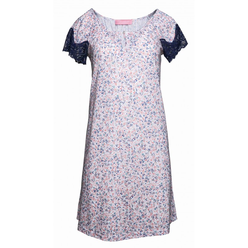 S609 - Type - NIGHTGOWN PETITE FLOWER- (S609) S609 - Type - NIGHTGOWN PETITE FLOWER- (S609)