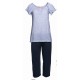 S627 - Type - PIJAMA CAPRI VIOLETA- (S627) S627 - Type - PIJAMA CAPRI VIOLETA- (S627)