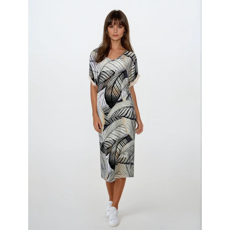 S637 - Oil Green - BEACHDRESS HAVANERA LONG- (S637) S637 - Oil Green - BEACHDRESS HAVANERA LONG- (S637)
