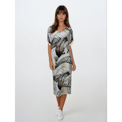 S637 - Black - BEACHDRESS HAVANERA LONG- (S637) S637 - Black - BEACHDRESS HAVANERA LONG- (S637)