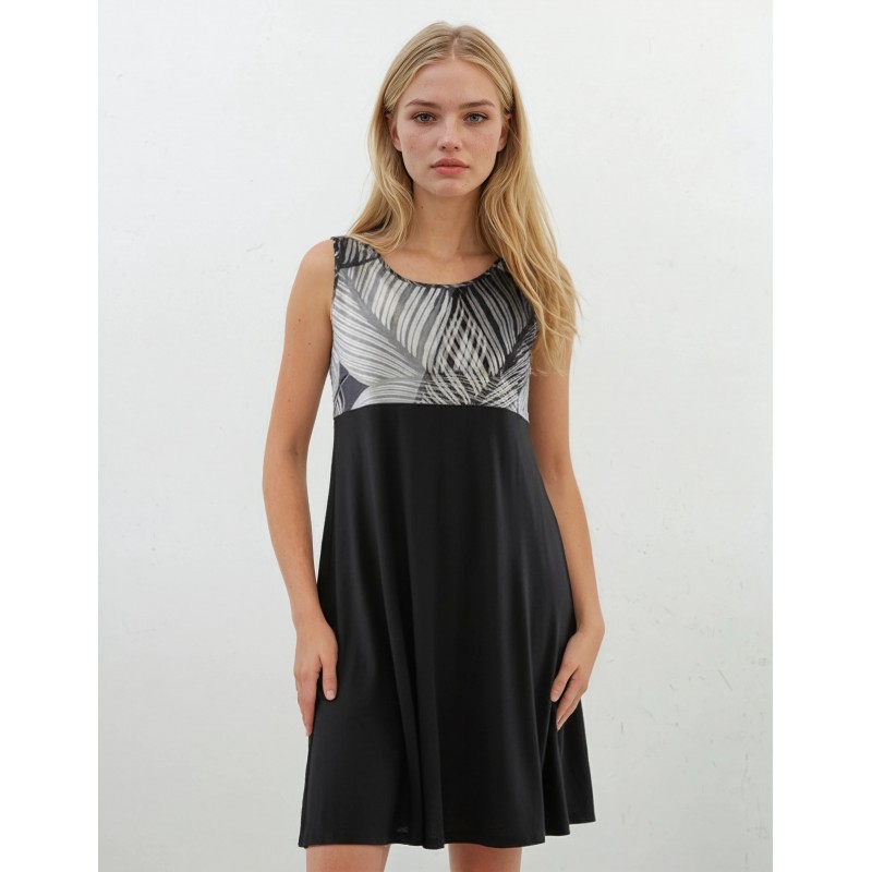 S639 - Black - BEACHDRESS HAVANERA- (S639)
