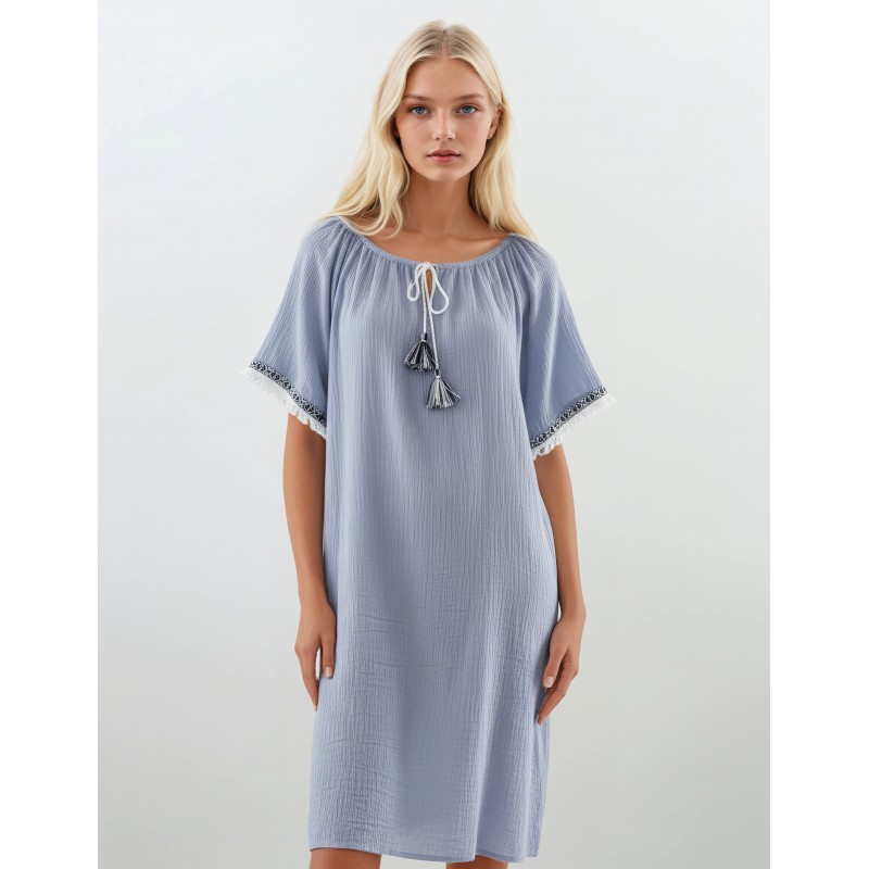 S662 - Type - BEACHDRESS SEA STRIPE- (S662)