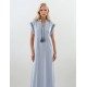 S663 - Type - BEACHDRESS LONG SEA STRIPE- (S663) S663 - Type - BEACHDRESS LONG SEA STRIPE- (S663)