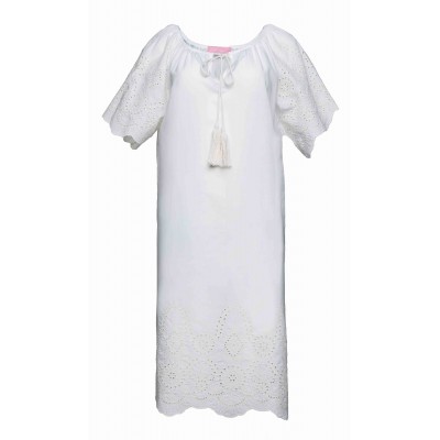 S677 - White - BEACHDRESS MOON FLOWER- (S677) S677 - White - BEACHDRESS MOON FLOWER- (S677)