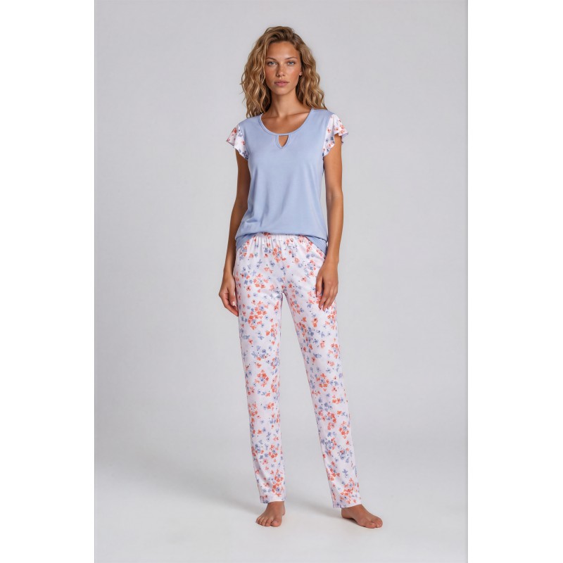 S732 - Type - PIJAMA BLOSSOM LONG PANTS- (S732) S732 - Type - PIJAMA BLOSSOM LONG PANTS- (S732)