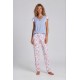 S732 - Type - PIJAMA BLOSSOM LONG PANTS- (S732) S732 - Type - PIJAMA BLOSSOM LONG PANTS- (S732)