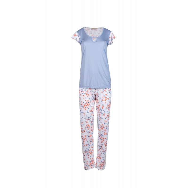 S732 - Type - PIJAMA BLOSSOM LONG PANTS- (S732) S732 - Type - PIJAMA BLOSSOM LONG PANTS- (S732)
