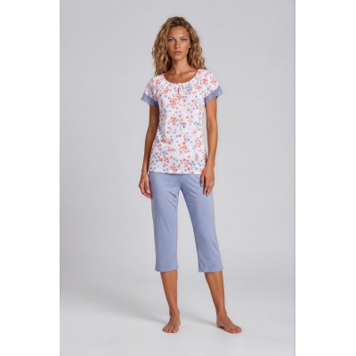 S733 - Type - PIJAMA BLOSSOM CAPRI- (S733) S733 - Type - PIJAMA BLOSSOM CAPRI- (S733)