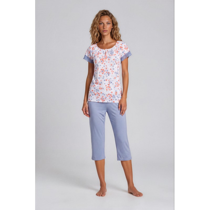 S733 - Type - PIJAMA BLOSSOM CAPRI- (S733) S733 - Type - PIJAMA BLOSSOM CAPRI- (S733)