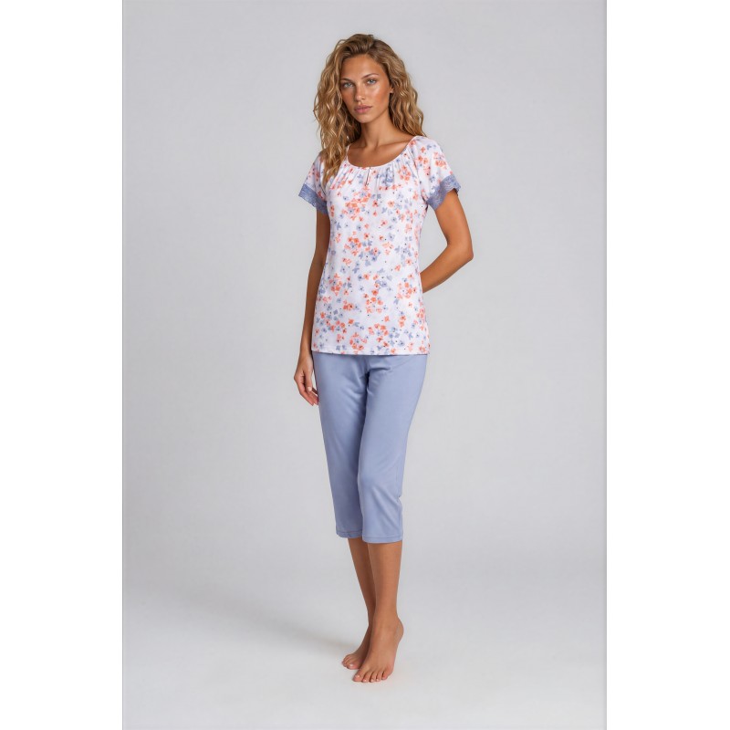 S733 - Type - PIJAMA BLOSSOM CAPRI- (S733) S733 - Type - PIJAMA BLOSSOM CAPRI- (S733)