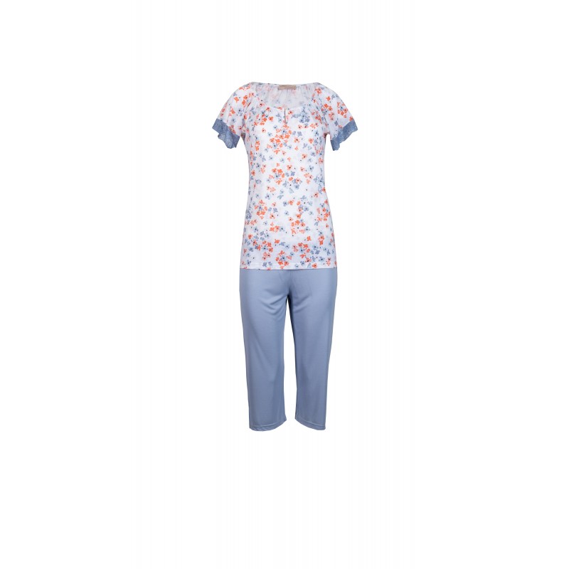 S733 - Type - PIJAMA BLOSSOM CAPRI- (S733) S733 - Type - PIJAMA BLOSSOM CAPRI- (S733)