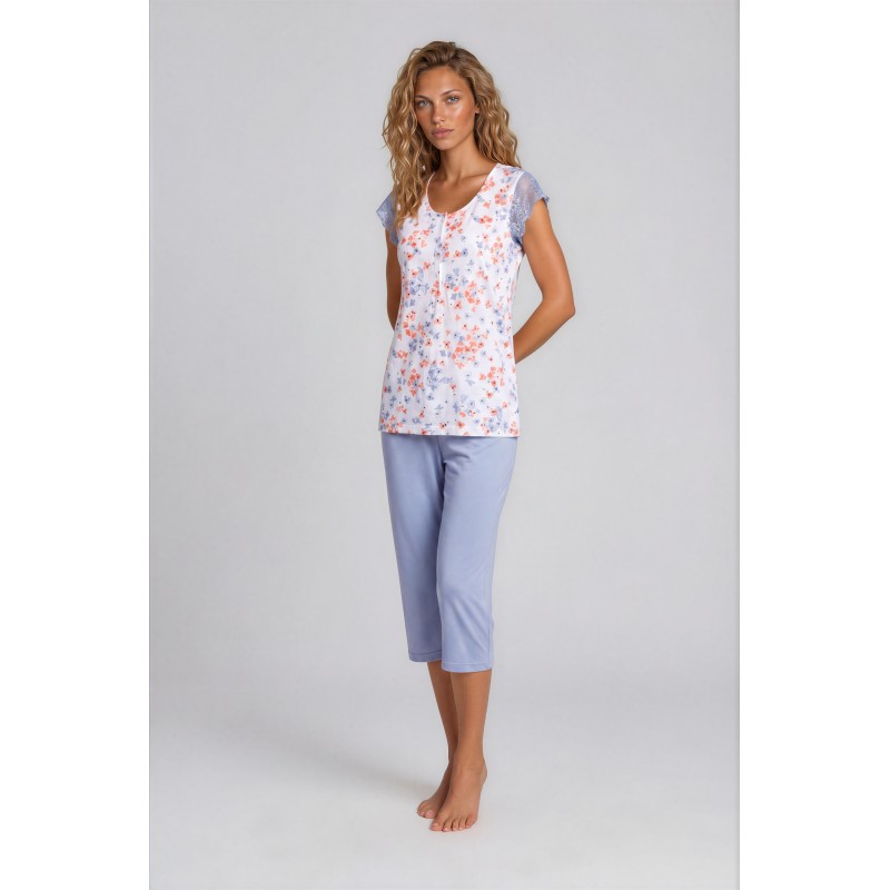 S735 - Type - PIJAMA BLOSSOM CAPRI- (S735) S735 - Type - PIJAMA BLOSSOM CAPRI- (S735)