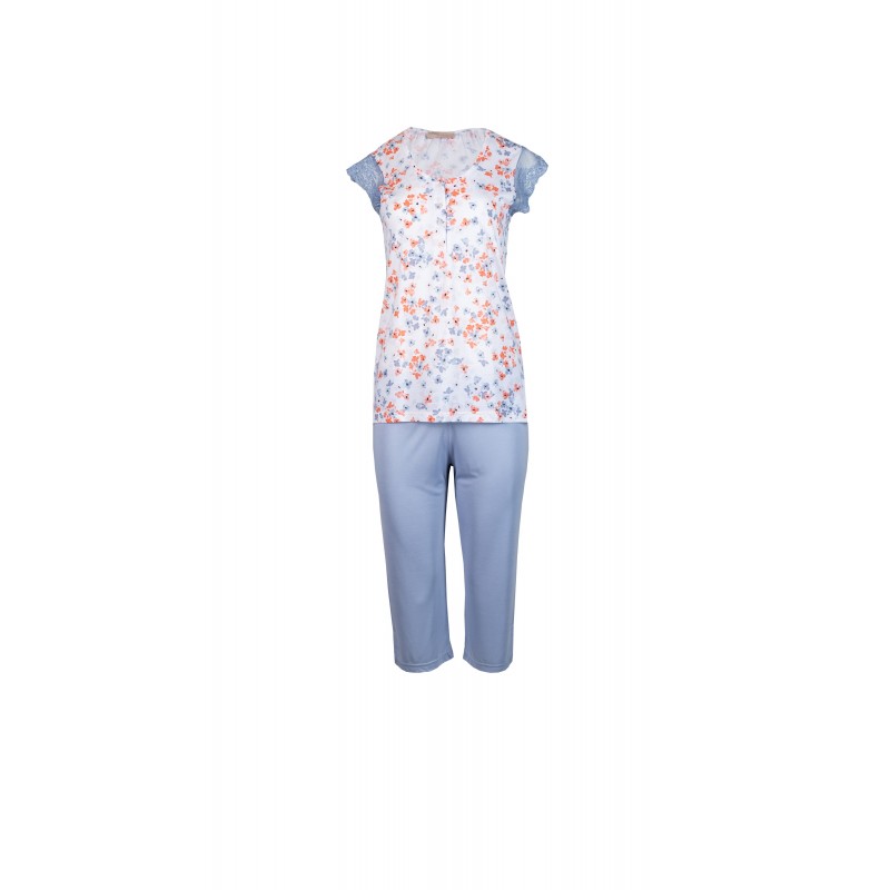 S735 - Type - PIJAMA BLOSSOM CAPRI- (S735) S735 - Type - PIJAMA BLOSSOM CAPRI- (S735)