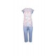S735 - Type - PIJAMA BLOSSOM CAPRI- (S735) S735 - Type - PIJAMA BLOSSOM CAPRI- (S735)