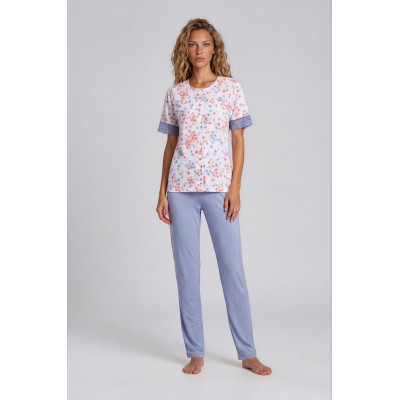 S737 - Type - PIJAMA BLOSSOM LONG PANTS- (S737) S737 - Type - PIJAMA BLOSSOM LONG PANTS- (S737)