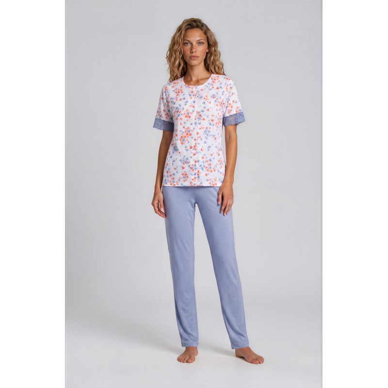 S737 - Type - PIJAMA BLOSSOM LONG PANTS- (S737) S737 - Type - PIJAMA BLOSSOM LONG PANTS- (S737)
